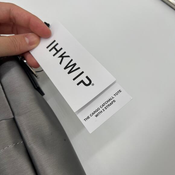 IHKWIP Cargo Catchall Tote Womens Bags Met Stone Grey - Picture 14 of 16